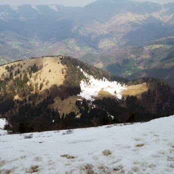 Vista Passo Croce dal monte Ario